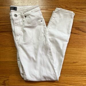 Abercrombie & fitch Simone high rise ankle white jeans size 27 / 4S